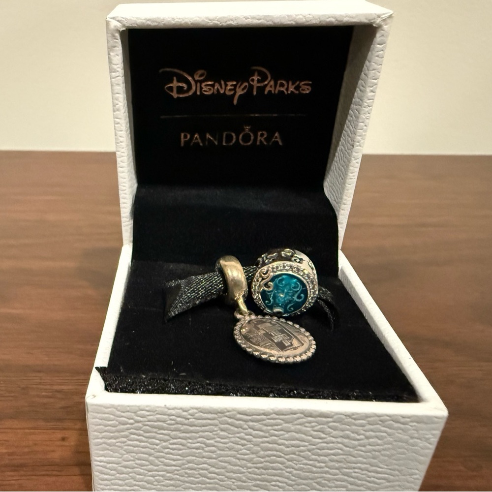 Pandora Blue and Silver Charms Bracelet